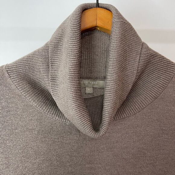 Joan Vass turtle neck tunic sweater - Picture 11 of 12